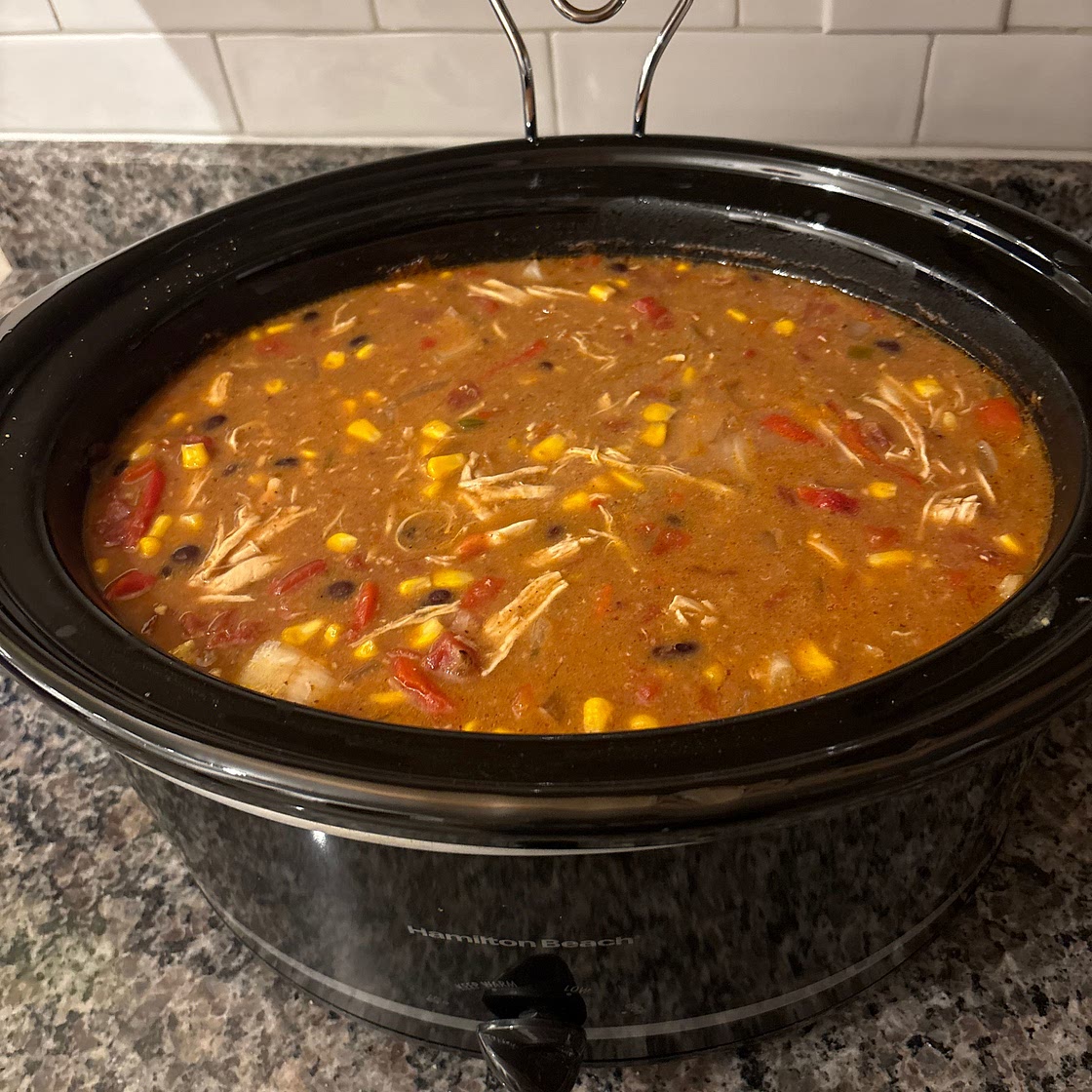 Crock Pot Chicken Enchilada Soup