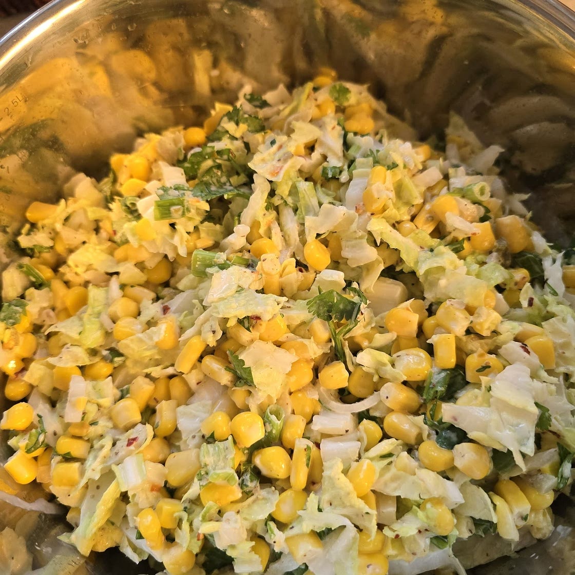 Jalapeno Corn Coleslaw