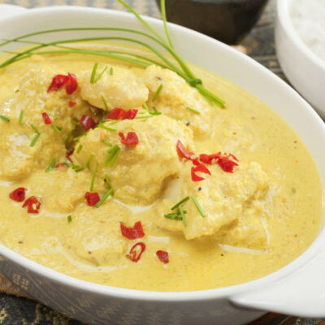 Curry de poisson au lait de coco