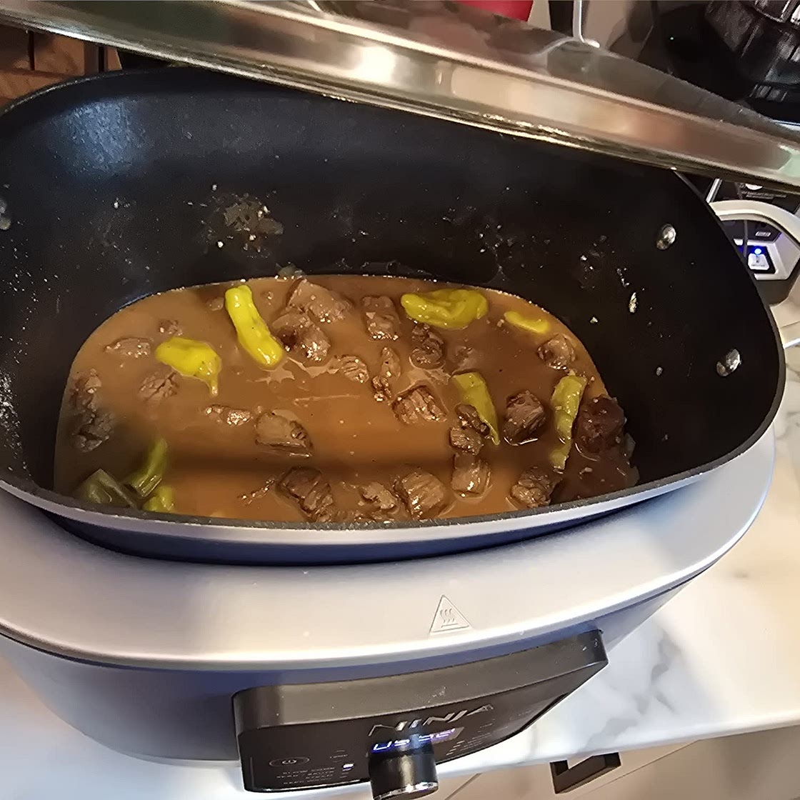 Crockpot Mississippi Steak Bites