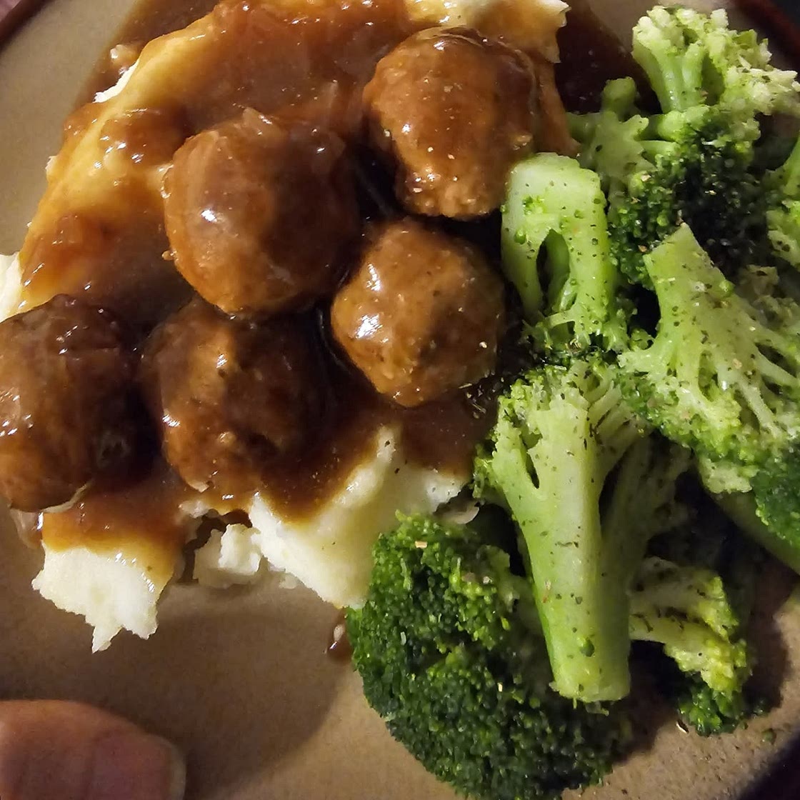 Slow Cooker Salisbury Steak Meatballs