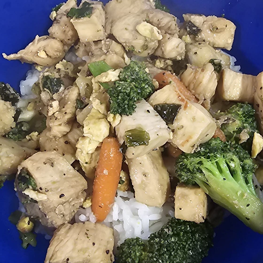 High Protein Chicken Fried Rice