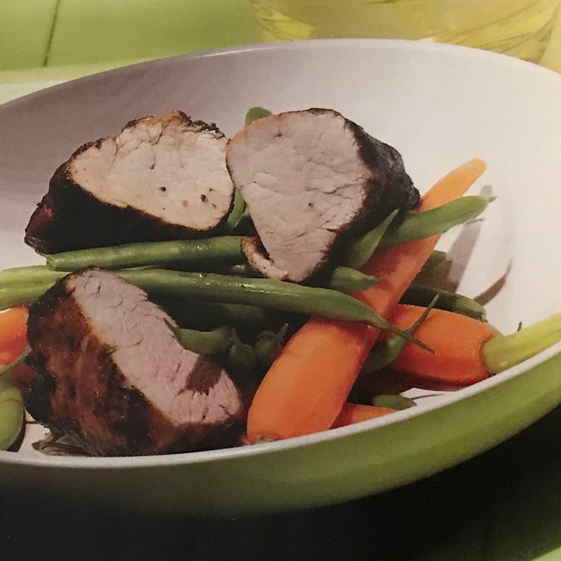 Filets de porc grillés au parfum de tomate