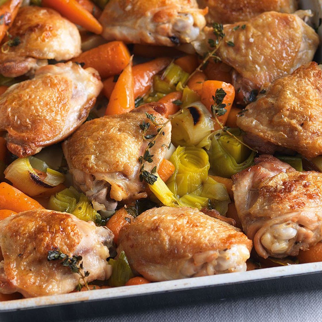 Farmhouse chicken braise recipe