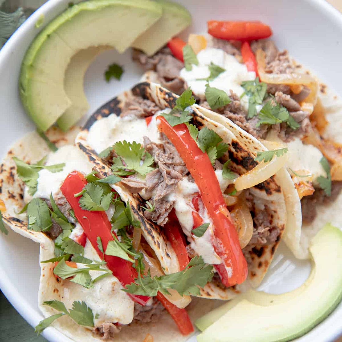 Philly Cheesesteak Tacos Recipe