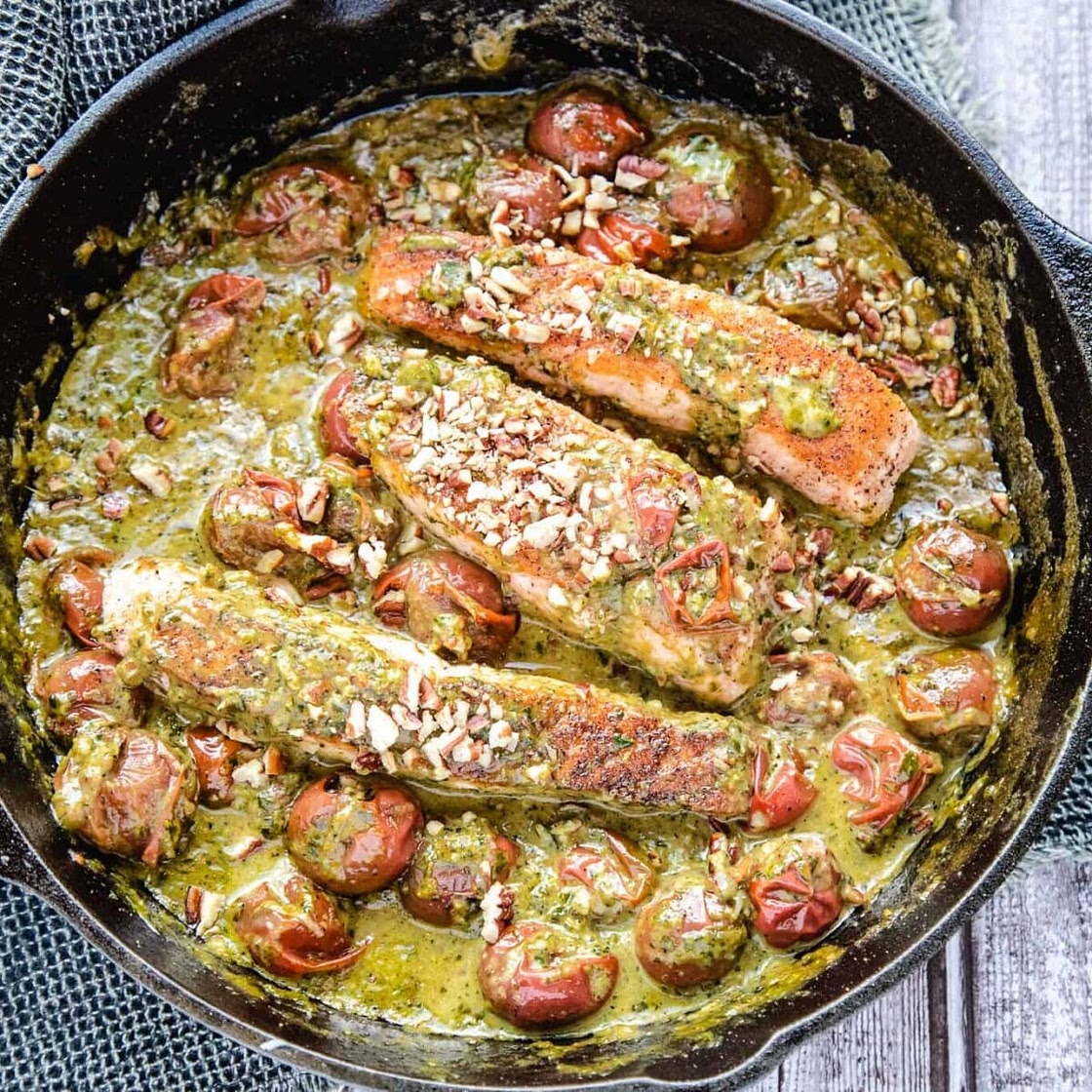 Pesto Salmon