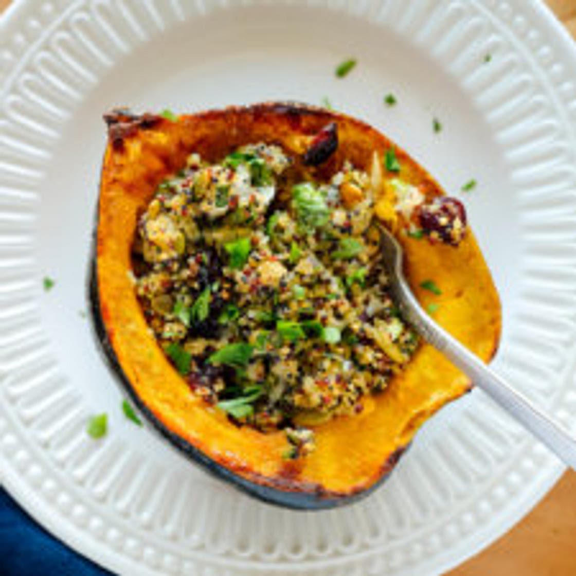 Vegetarian Stuffed Acorn Squash