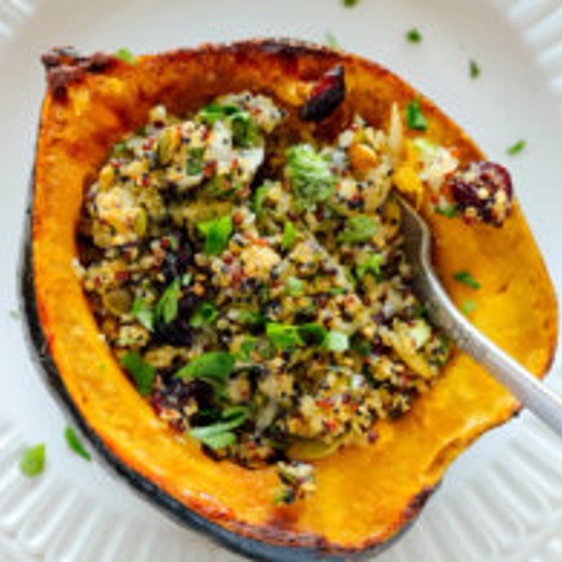 Vegetarian Stuffed Acorn Squash