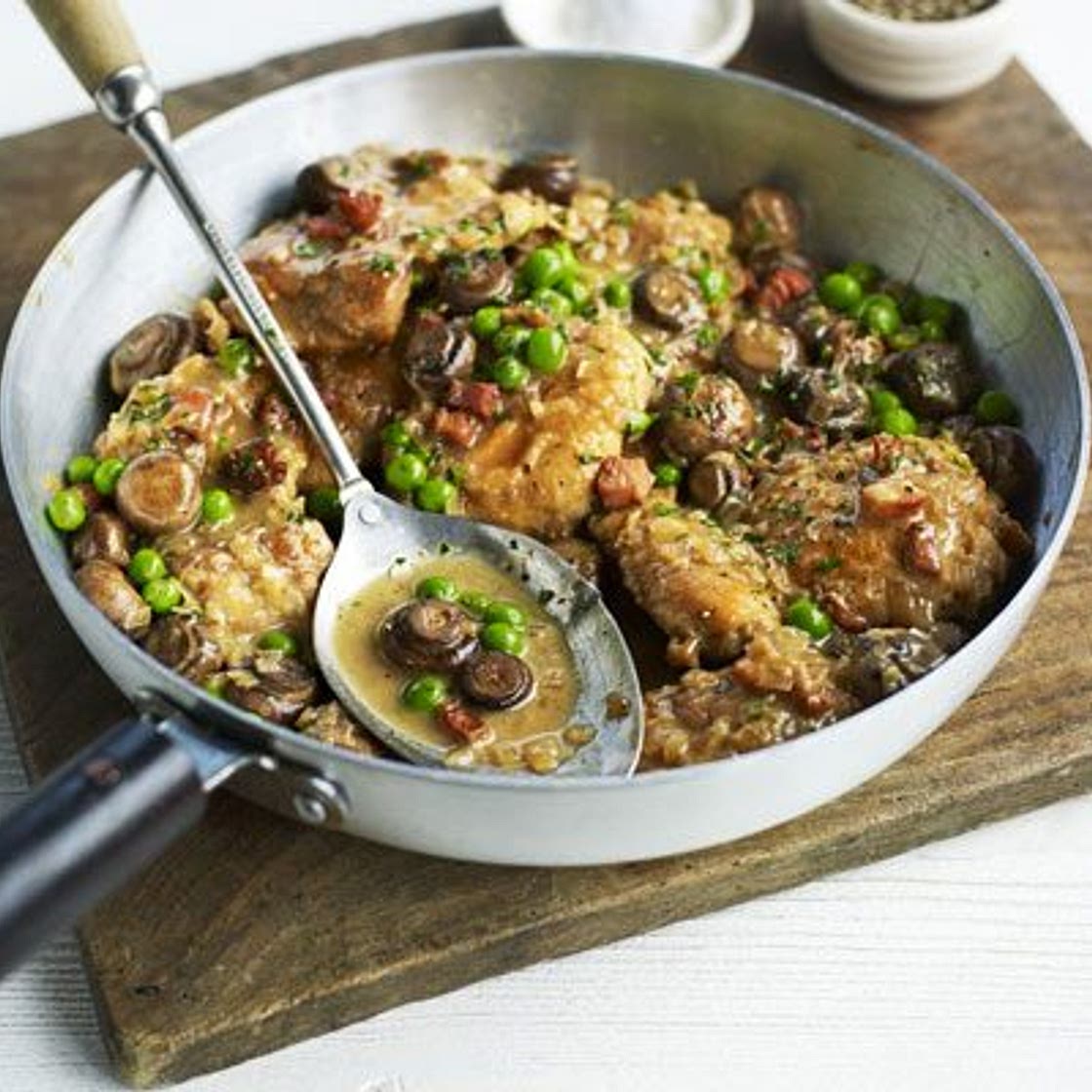 Chicken and mushrooms