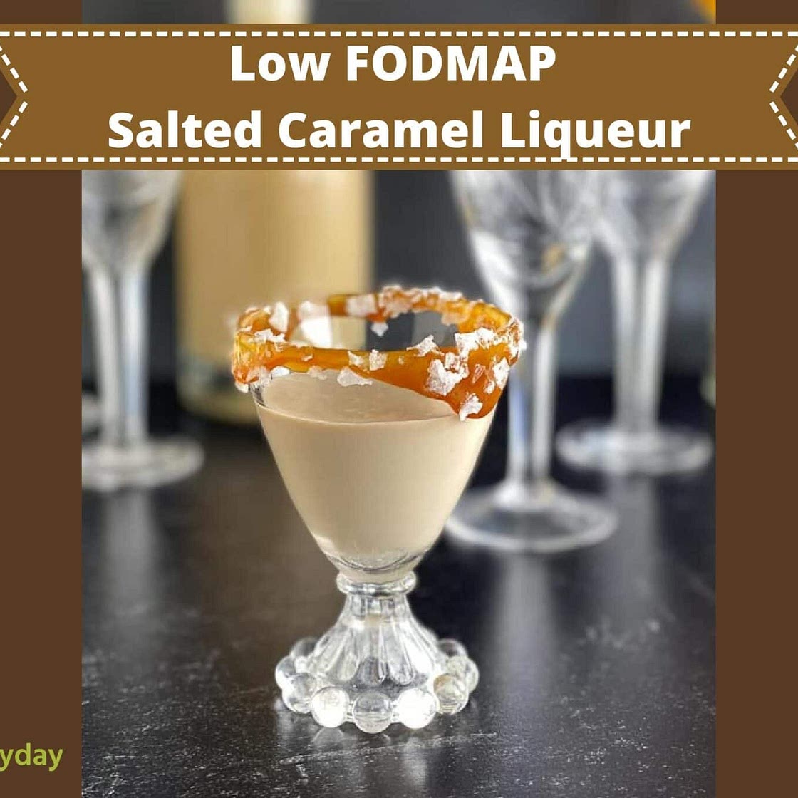 Low FODMAP Salted Caramel Liqueur