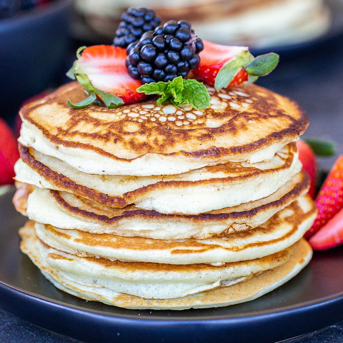 Crazy Easy Sourdough Pancakes