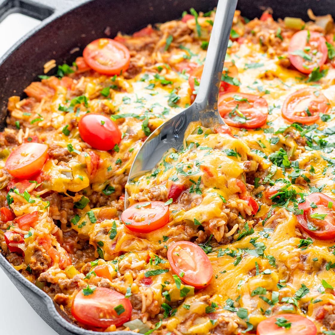 Taco Stuffed Pepper Casserole