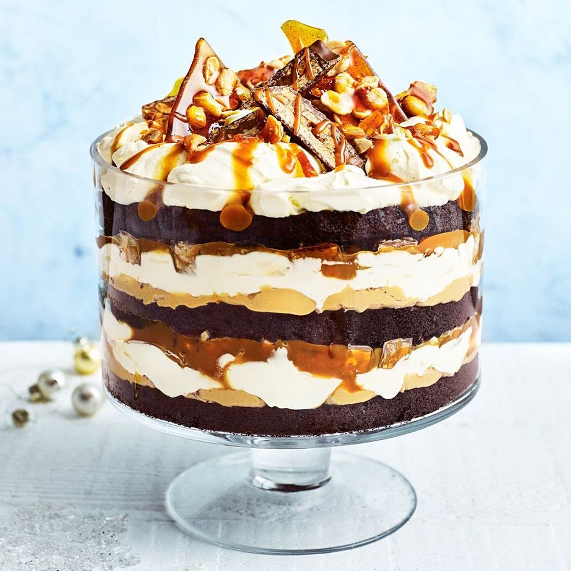 Snickers trifle recipe