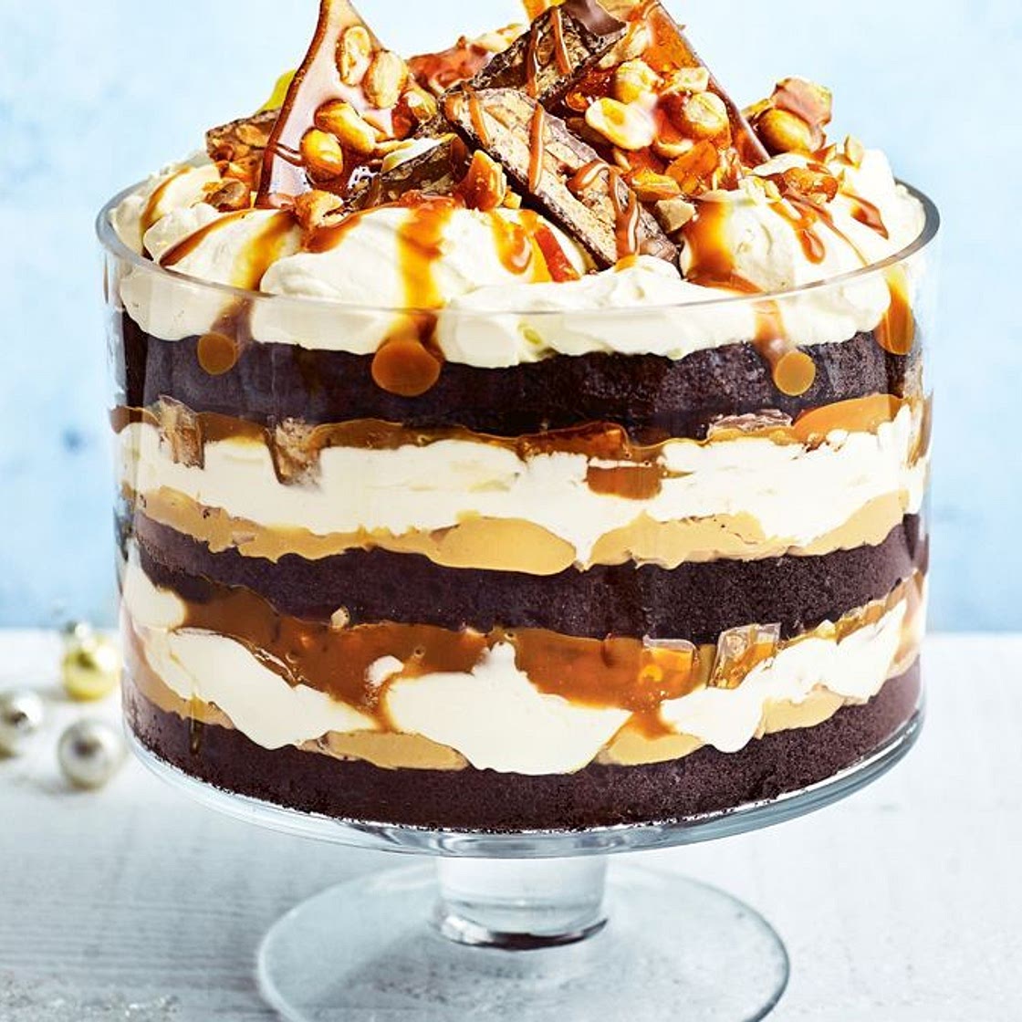 Snickers trifle recipe