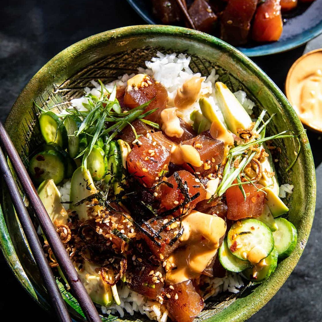 Red's Favorite Spicy Tuna Poke Bowl