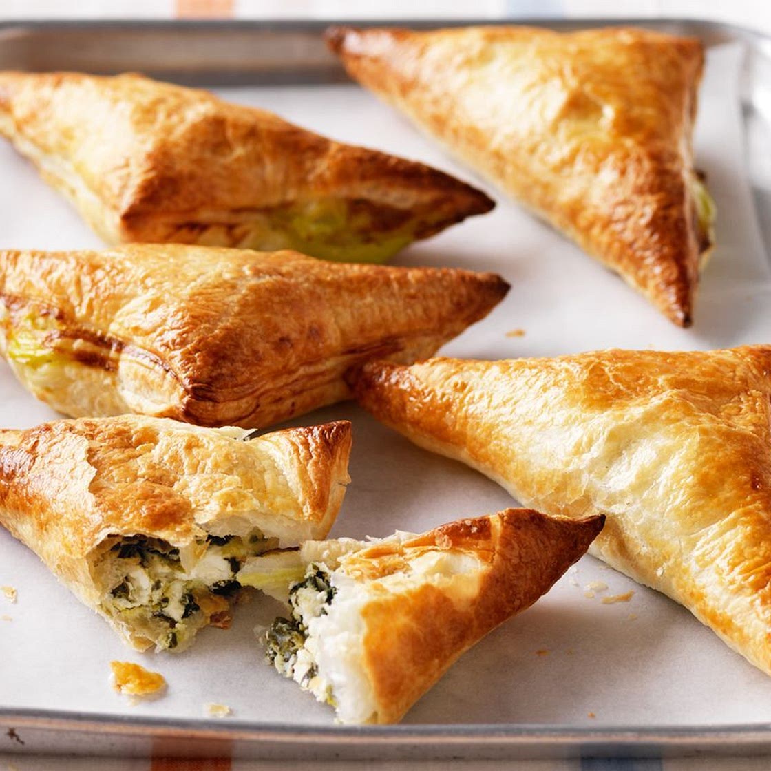 Spinach & feta turnovers