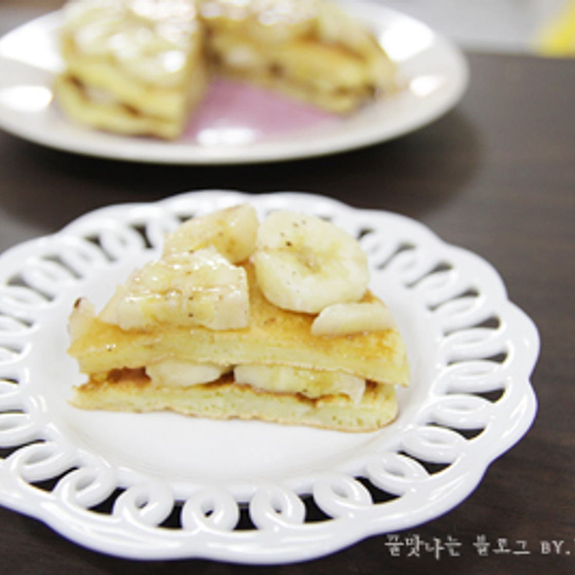 멍든 바나나 활용 바나나 팬케이크 만들기 :-)