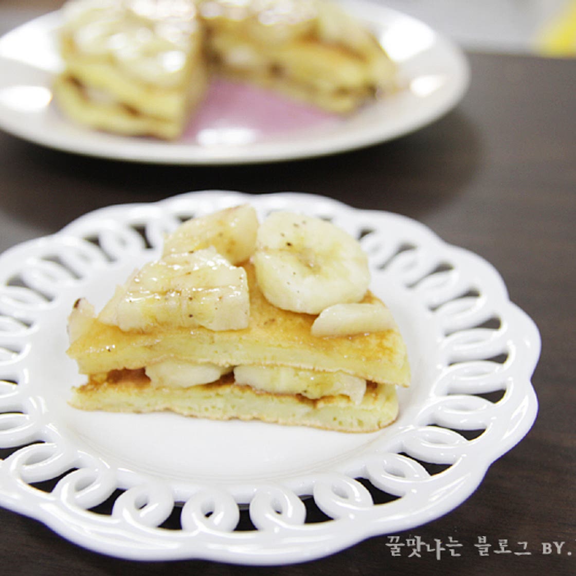 멍든 바나나 활용 바나나 팬케이크 만들기 :-)