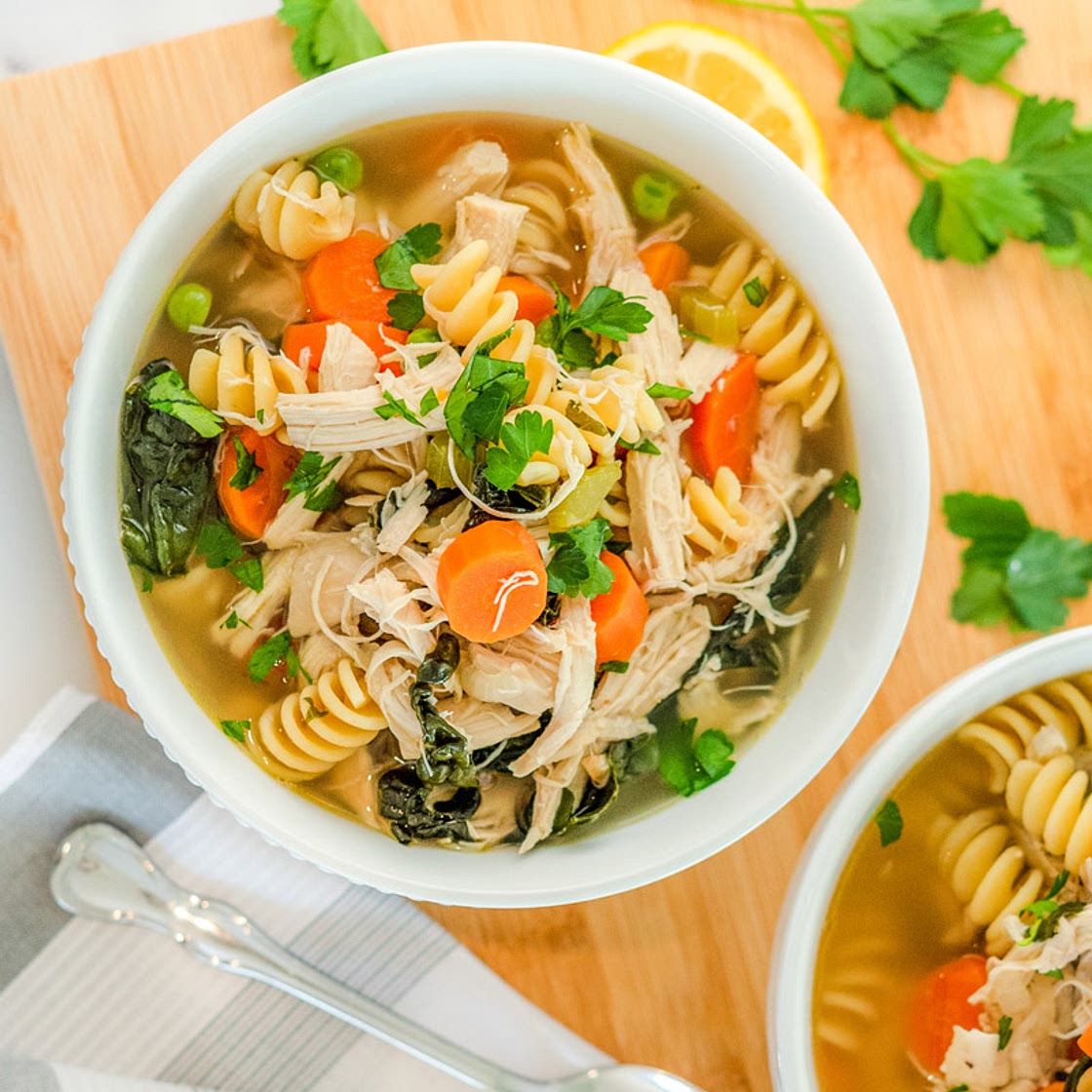 The Best Healthy Homemade Chicken Noodle Soup