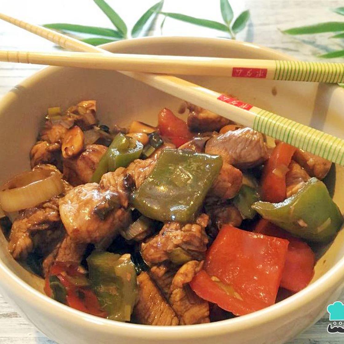 Receta de Pollo kung pao
