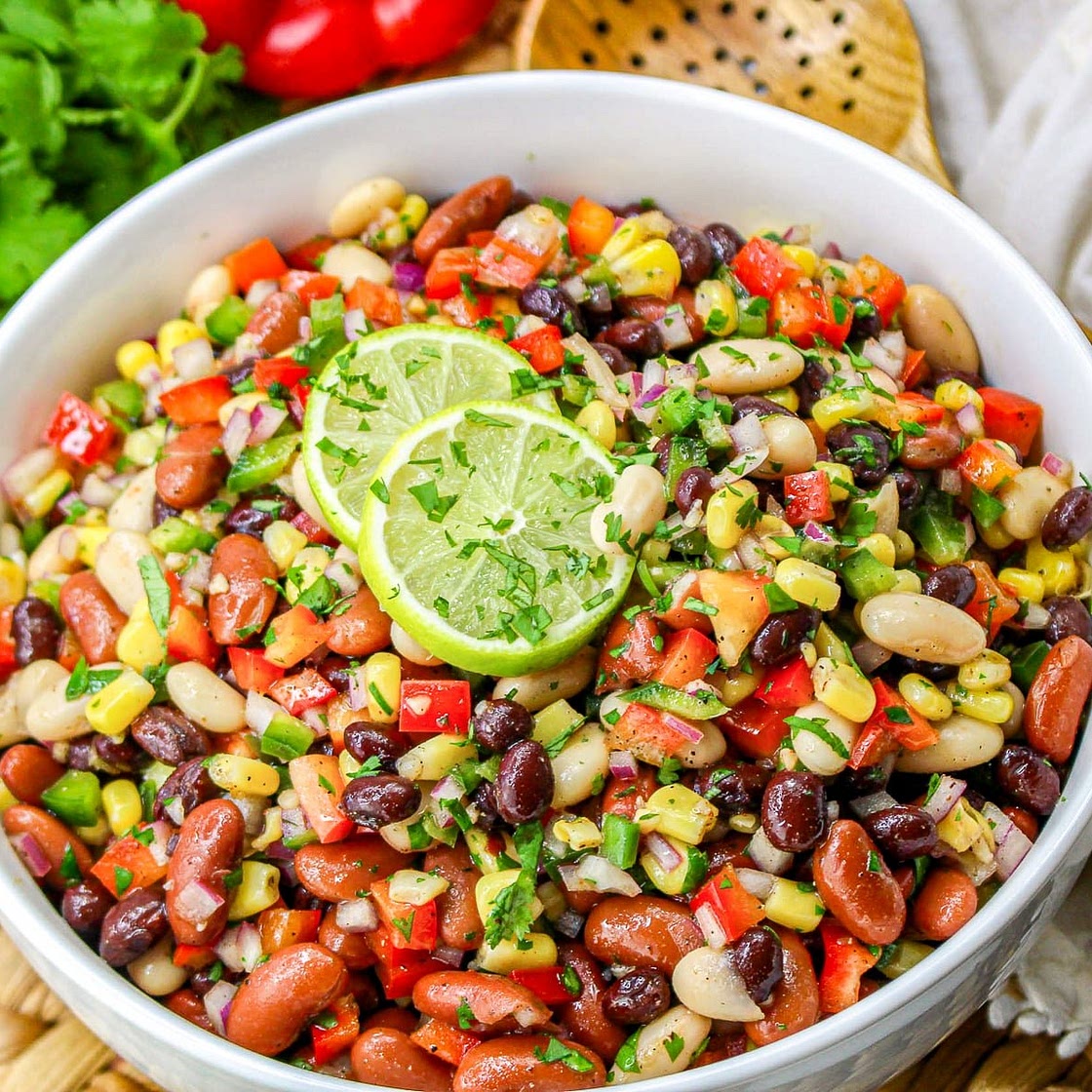 Heart Healthy Mexican Bean Salad Recipe