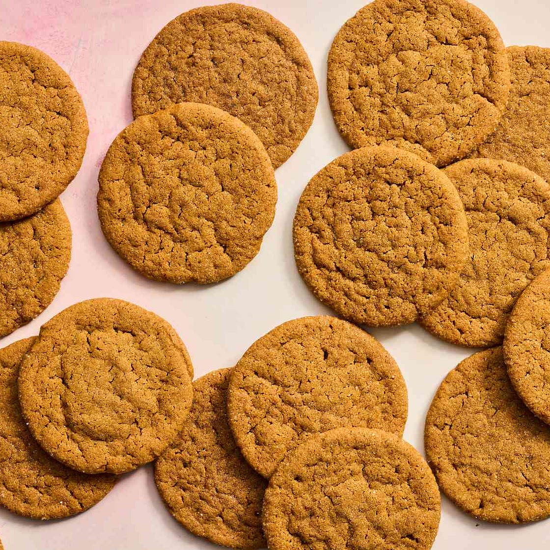 Big Soft Ginger Cookies