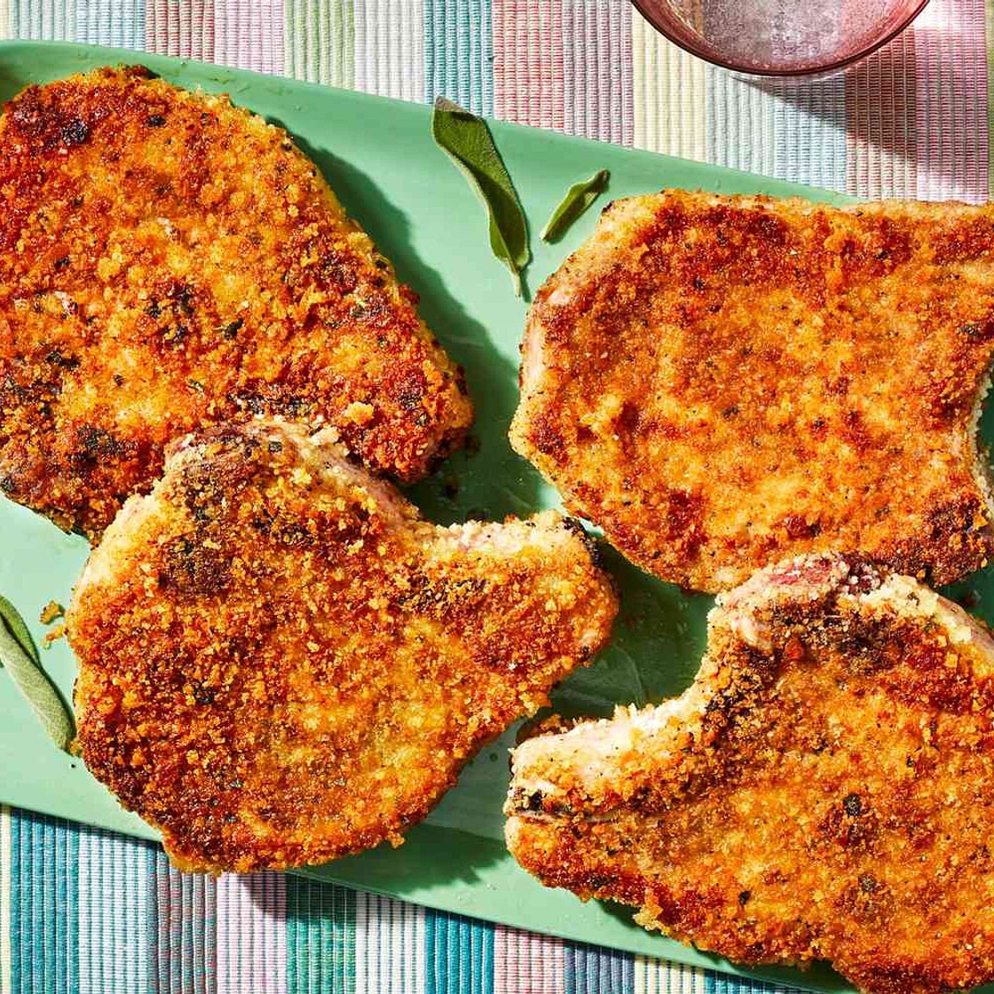 Panko-Breaded Pork Chops
