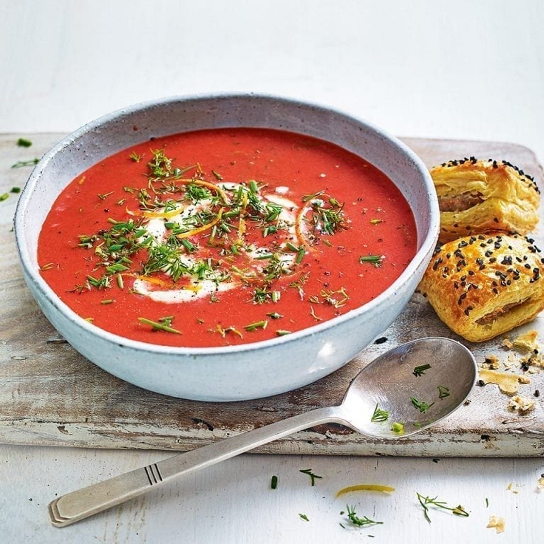 Beetroot and red cabbage soup