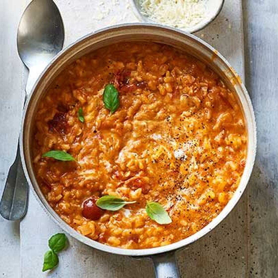 Tomato & mascarpone risotto