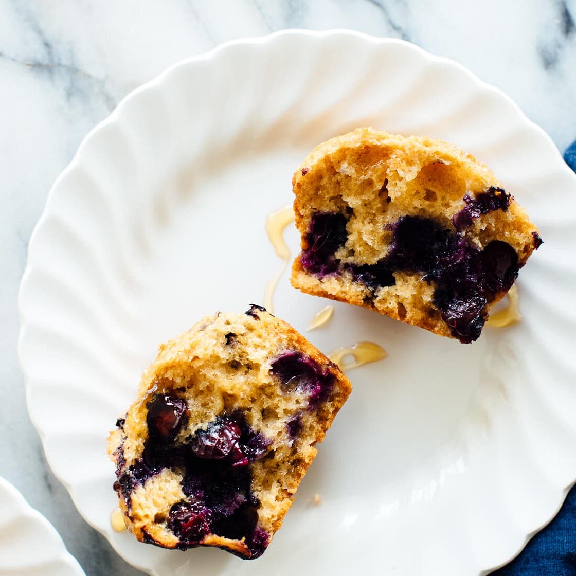 Healthy Blueberry Muffins