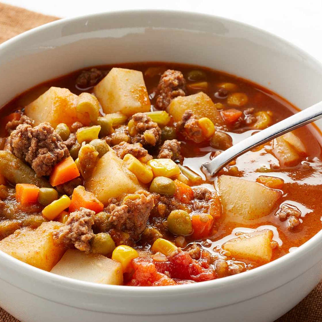 Ground Beef Vegetable Soup