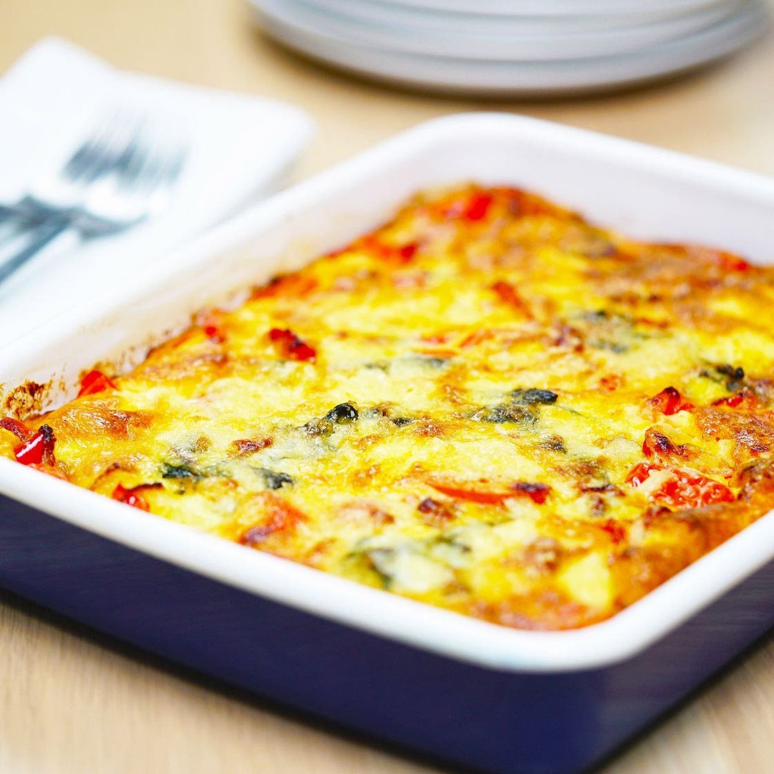 Easy oven-baked frittata recipe