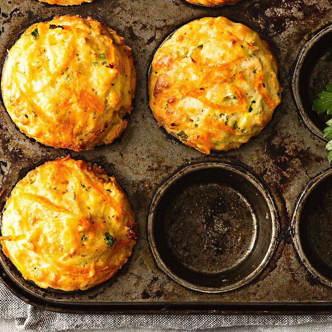 Zucchini, carrot and honey muffins