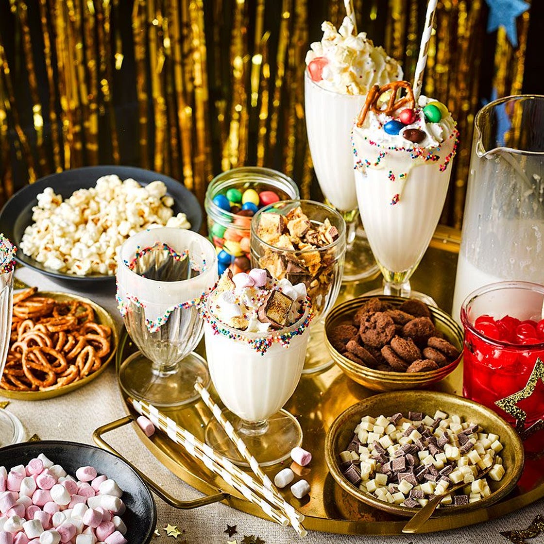 Vanilla milkshake bar