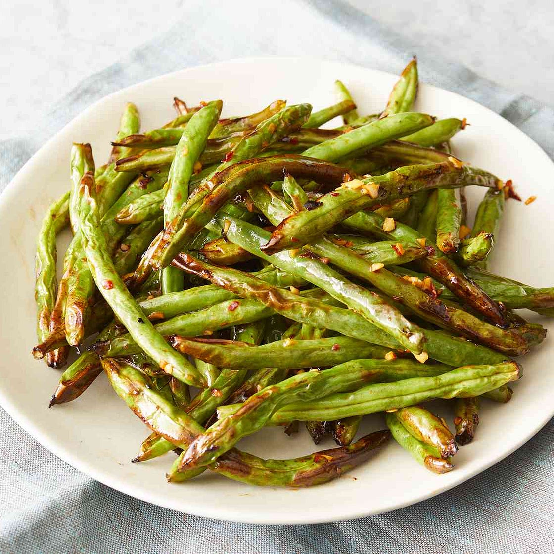 Spicy Air Fryer Green Beans