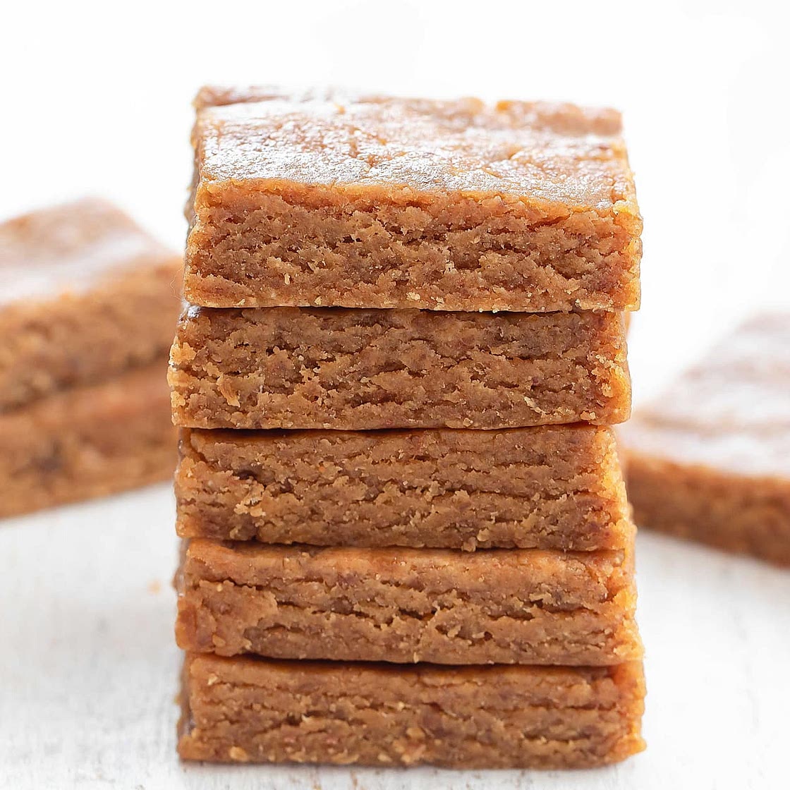 2 Ingredient No Bake Peanut Butter Brownies