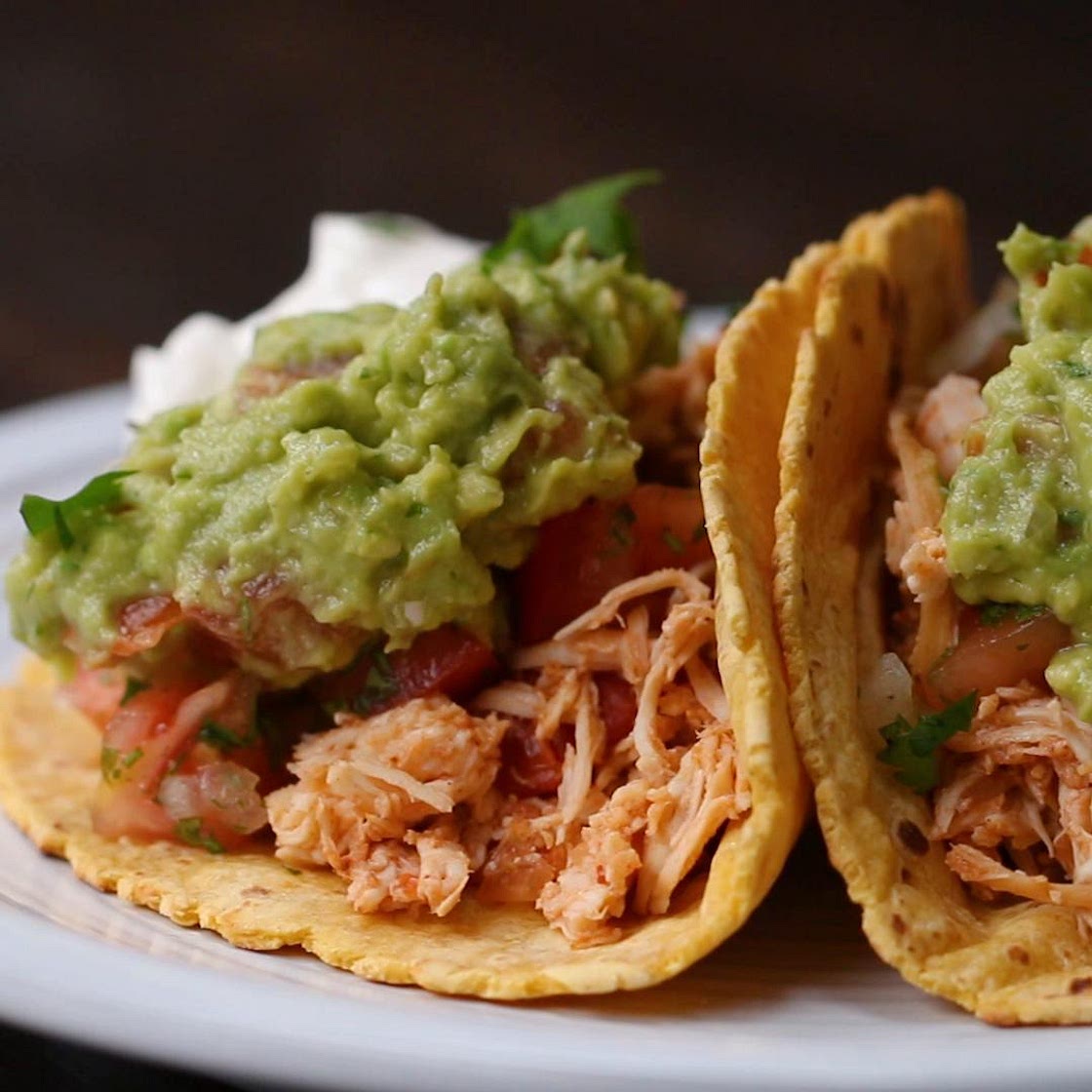 Shredded Chicken Tacos Recipe by Tasty