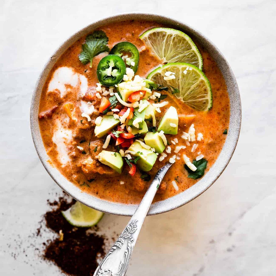 Whole30 Creamy Taco Soup