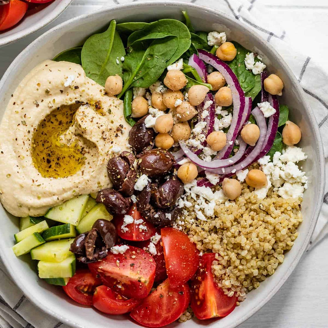 Mediterranean Hummus Bowl