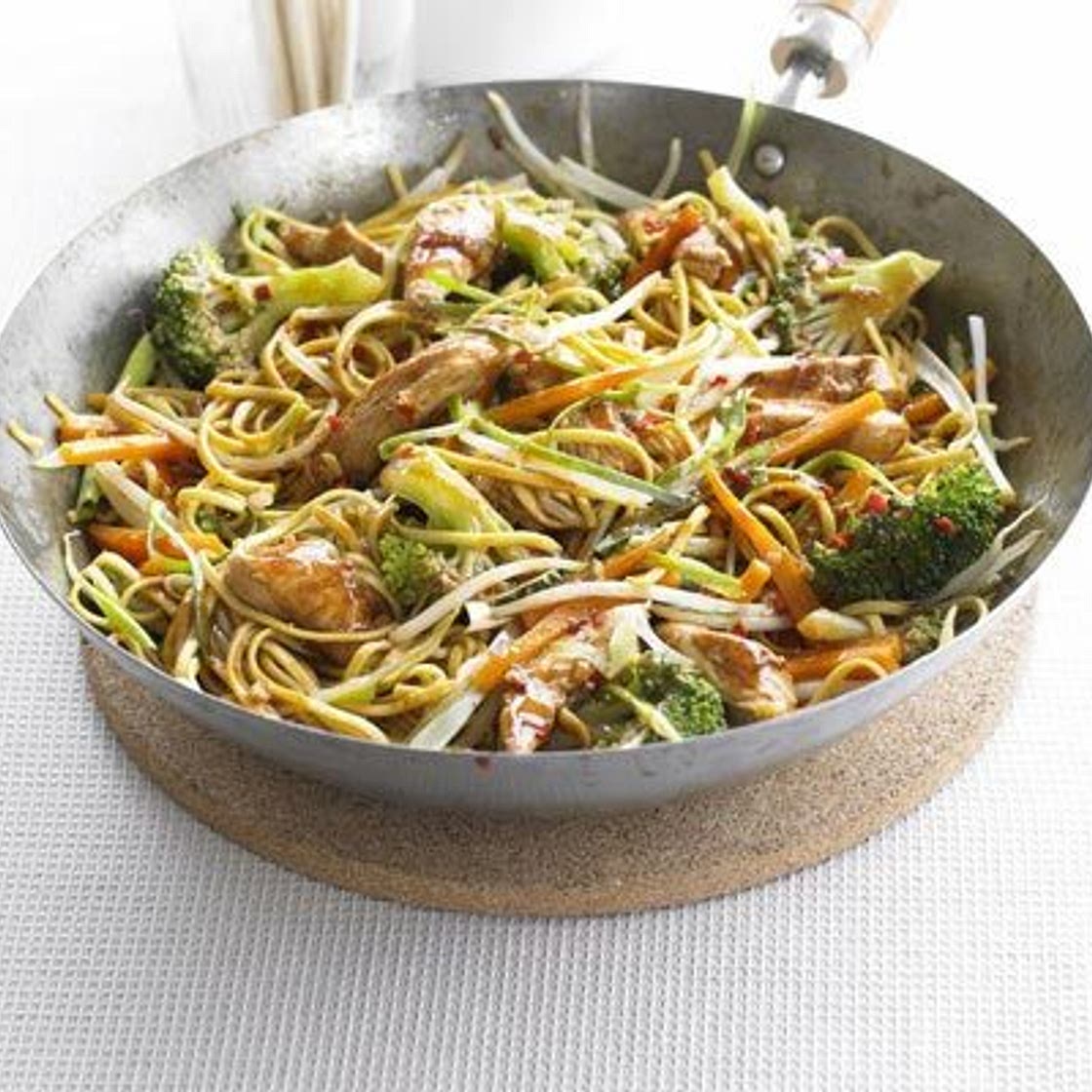 Quick chicken chow mein