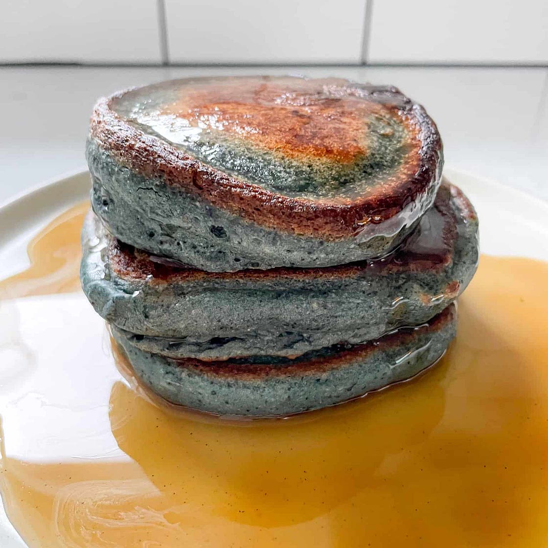 Blue Pancakes Recipe