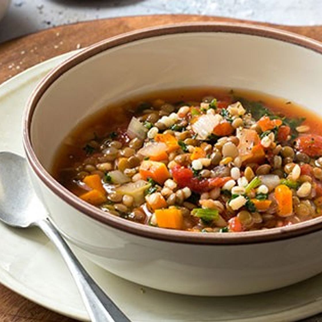 Barley and Lentil Soup