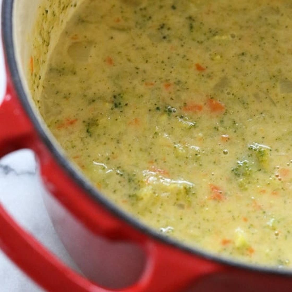 Broccoli Cheese and Potato Soup