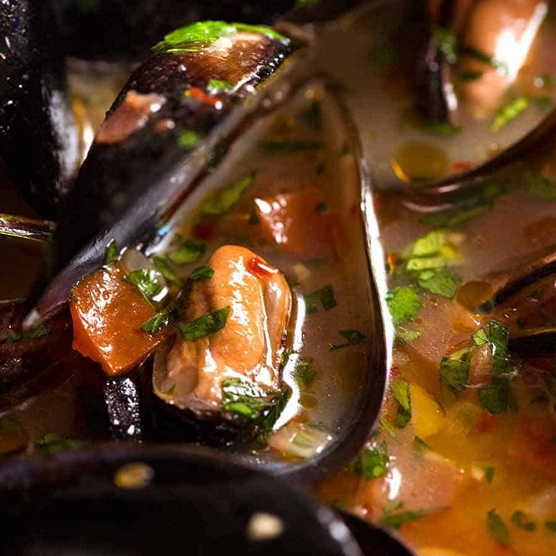 Steamed Mussels