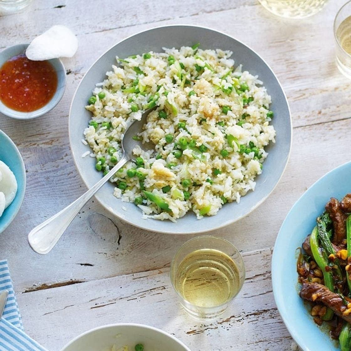 Quick egg fried rice