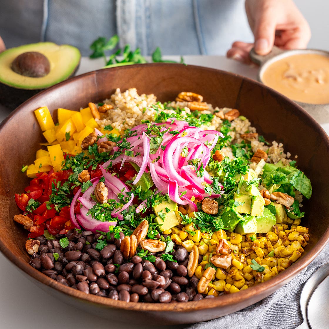 Chopped Southwest Salad with Chipotle Dressing