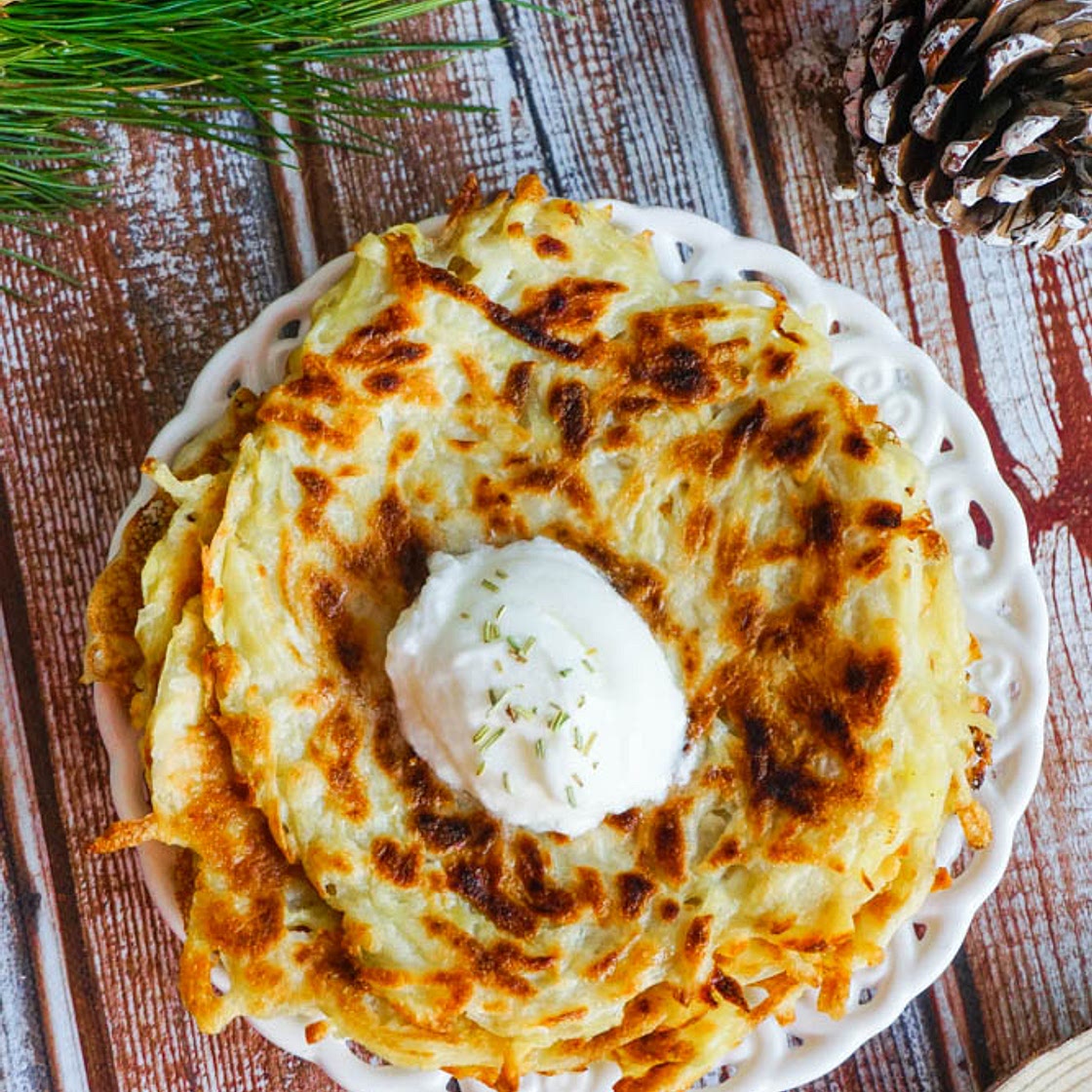 Thin German Potato Pancakes (Kartoffelpuffer)