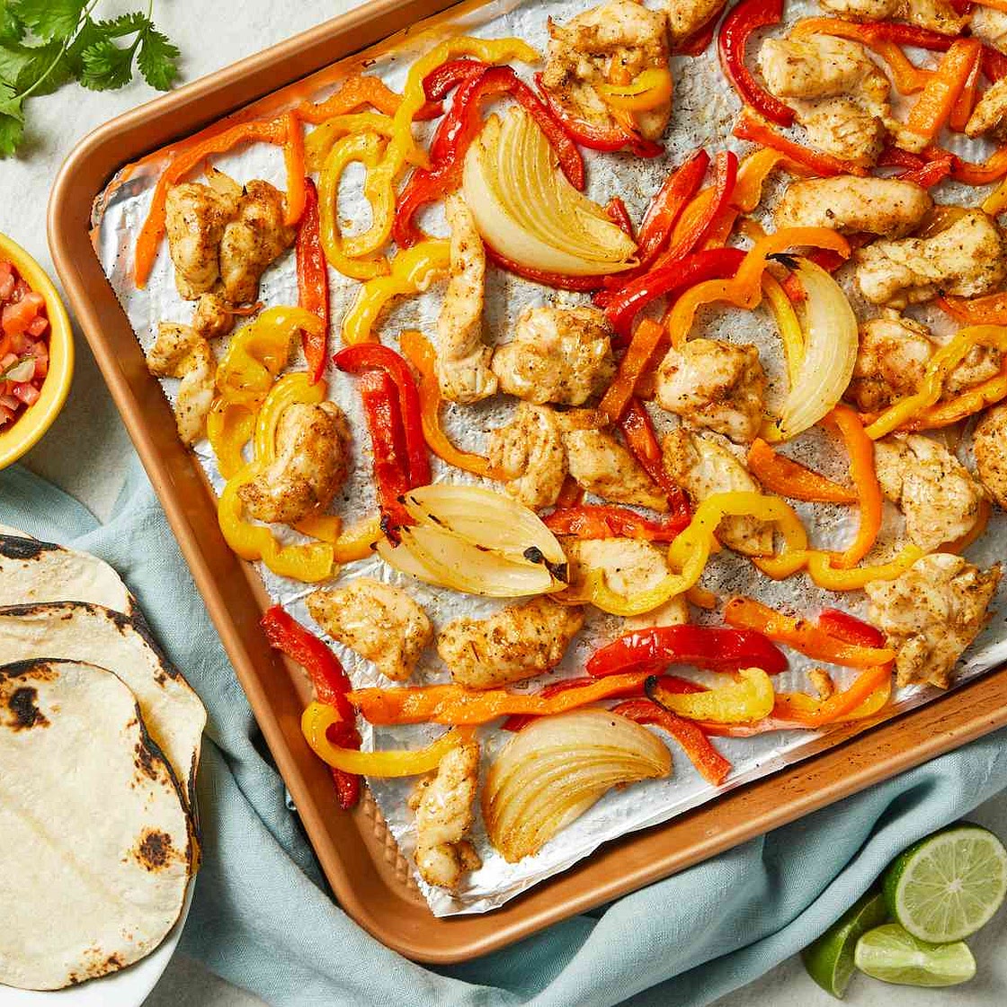 Sheet Pan Chicken Fajitas