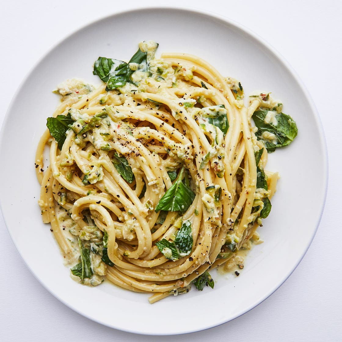 Creamy Lemon Zucchini Pasta