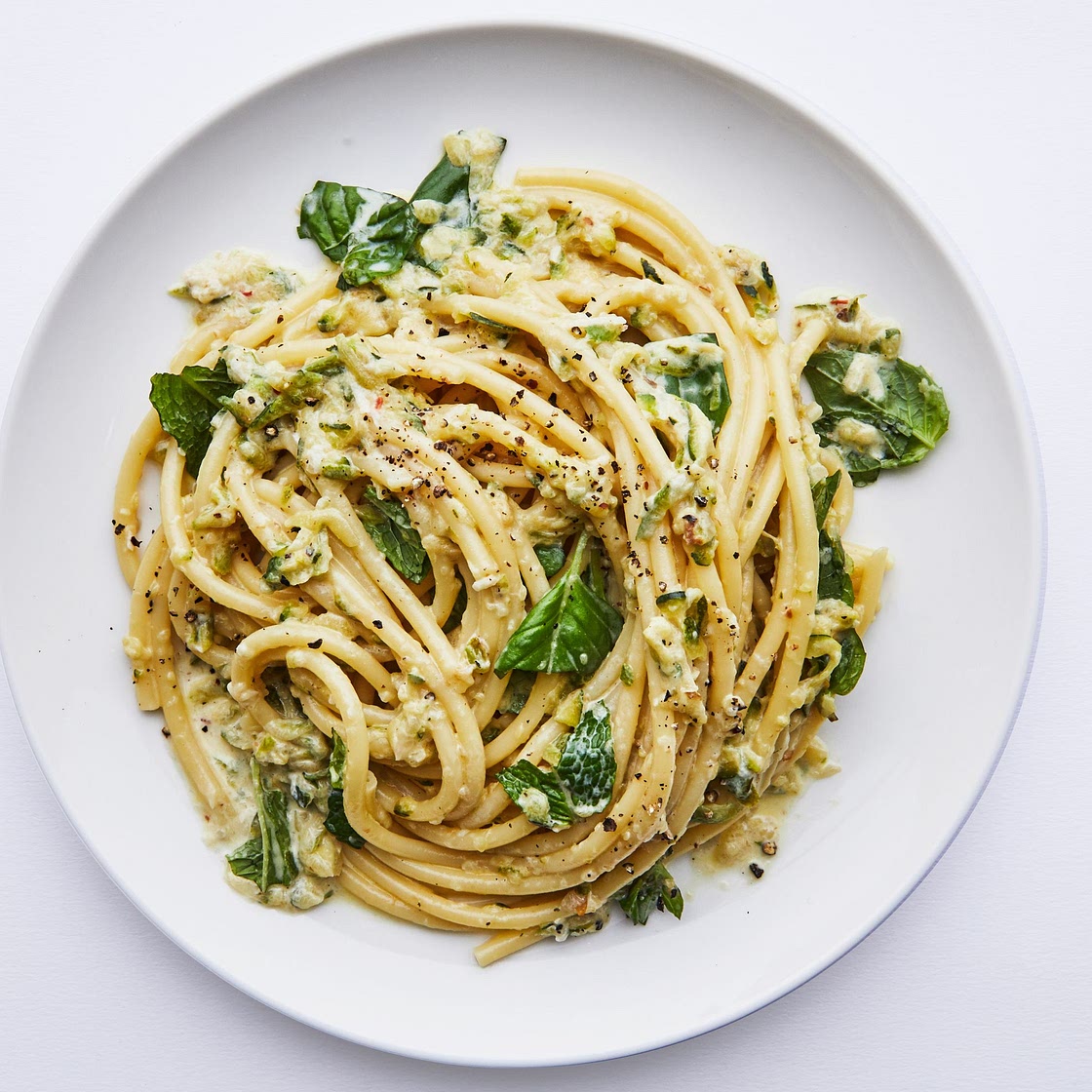 Creamy Lemon Zucchini Pasta